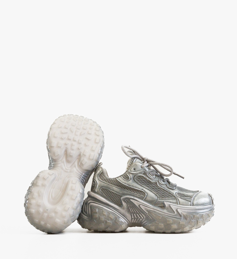 Sneakers Kannka Gri - Confort și Stil Sport - imagine 6