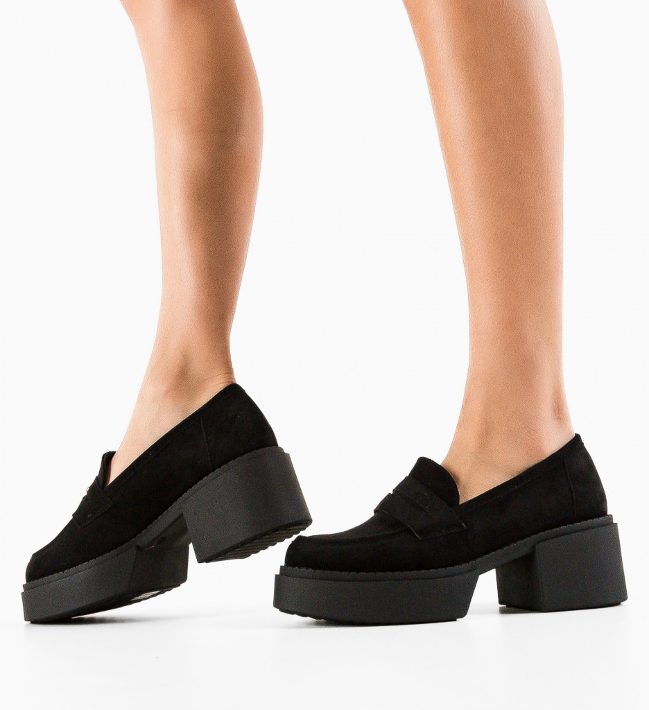 Pantofi Casual Dama Negri Atein - Confort Zilnic - imagine 3