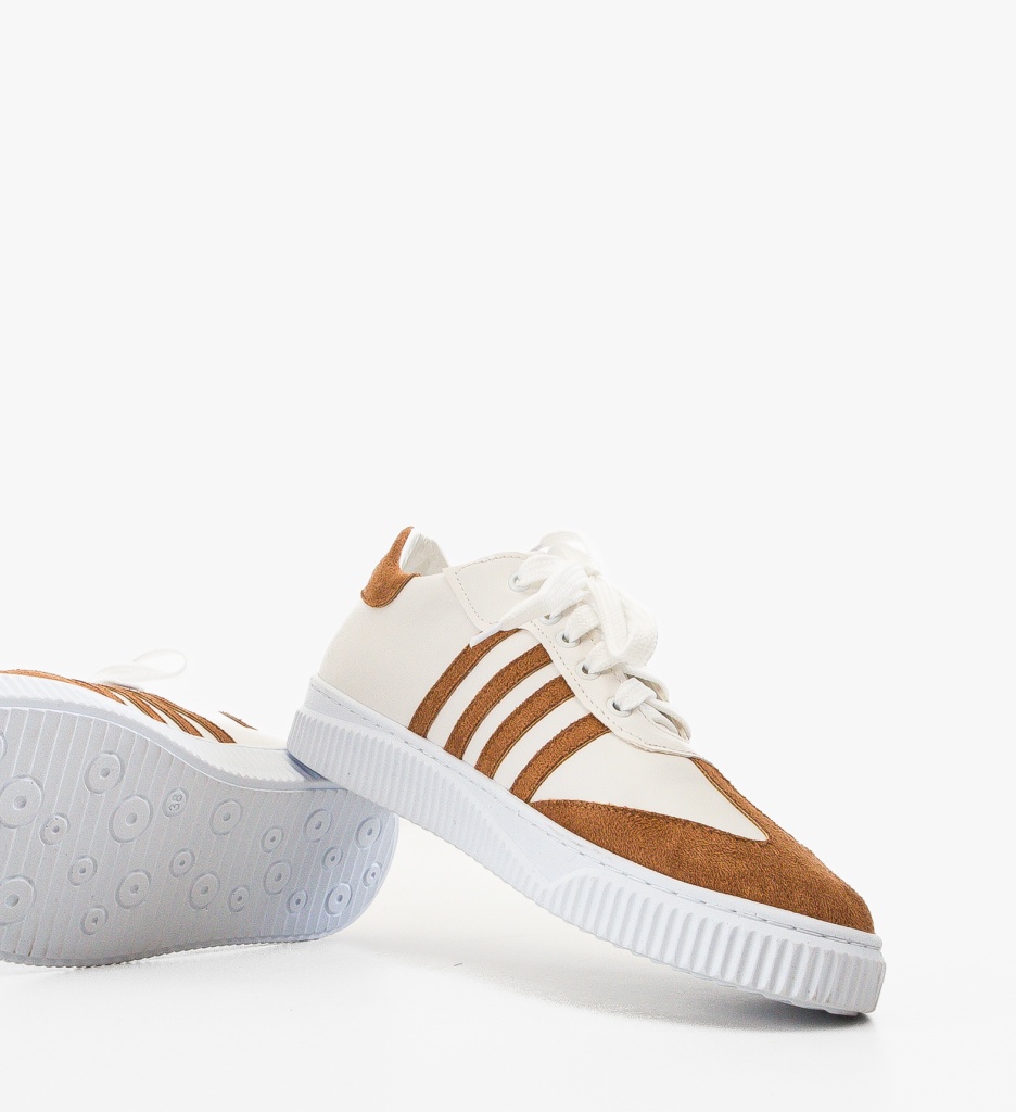 Sneakers Dama Crimson Albi | Confort și Stil - imagine 7