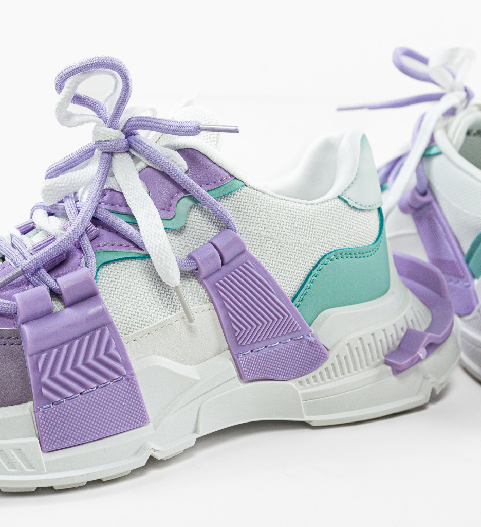 Sneakers Dama Tucker Mov - Confort si Stil - imagine 9