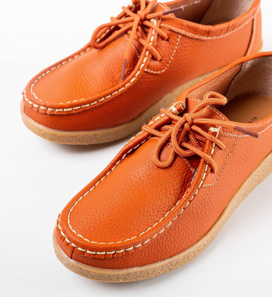 Pantofi Casual Niko Portocalii - Confort și Stil - imagine 7