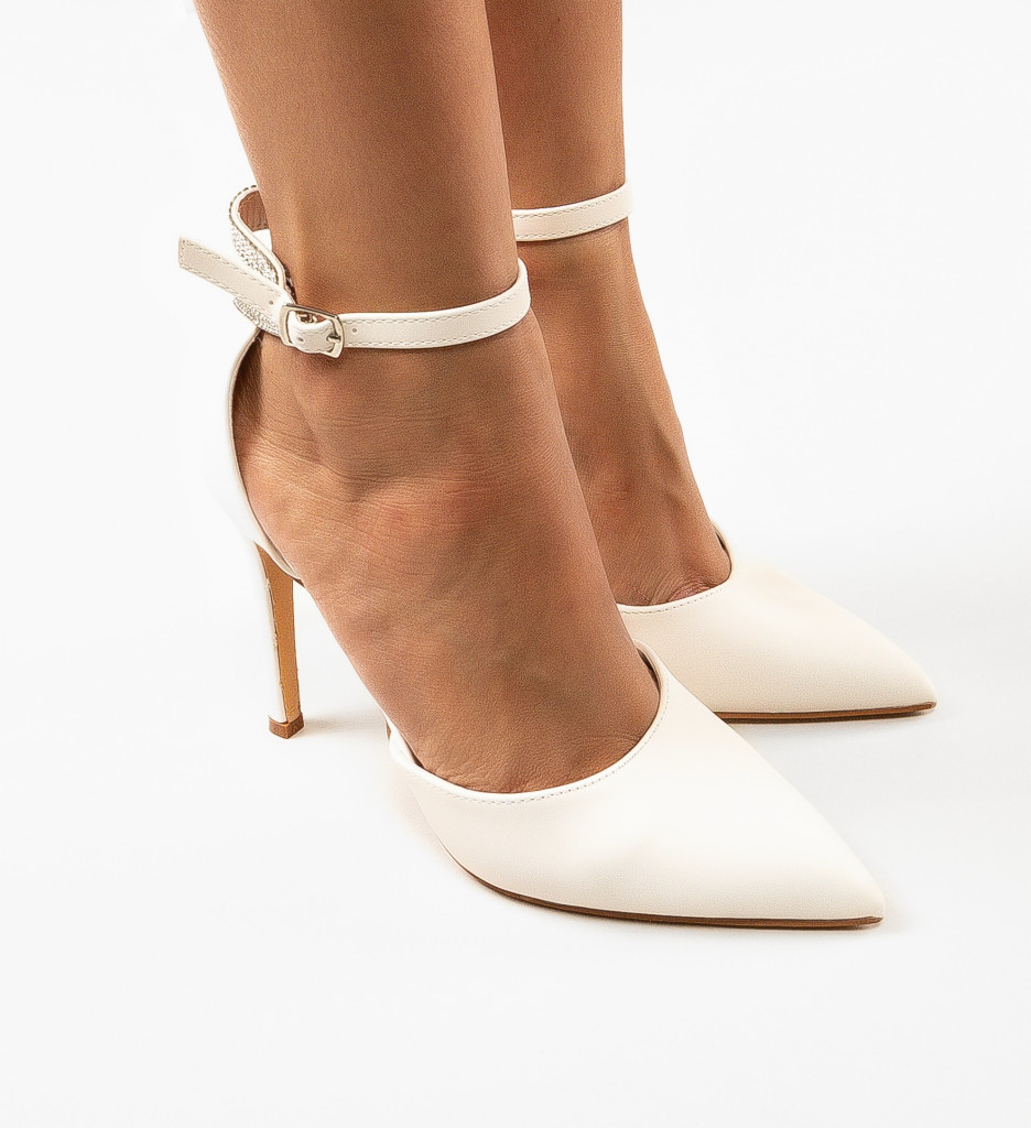 Pantofi Dama Sneha Bej | Eleganță și Stil - imagine 4