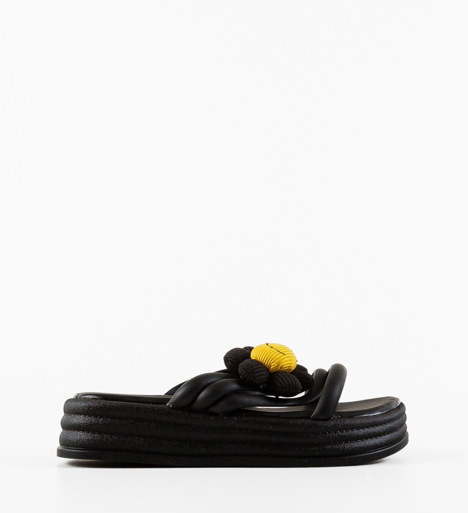 Sandale Turenag Negre Dama | Eleganta Zilnica - imagine 2