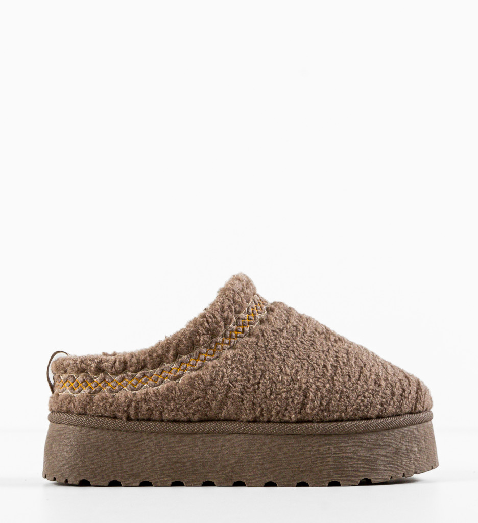 Papuci UGG Davila Khaki - Confort și Stil
