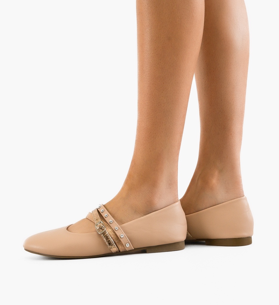 Balerini Doher Nude - Eleganță și Confort Casual - imagine 4