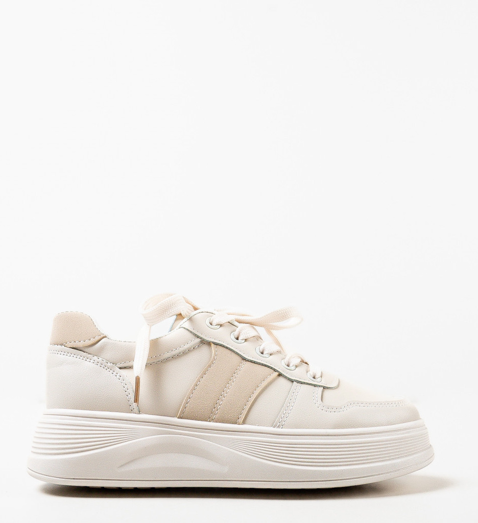 Sneakers Dama Callum Bej Confort - imagine 6