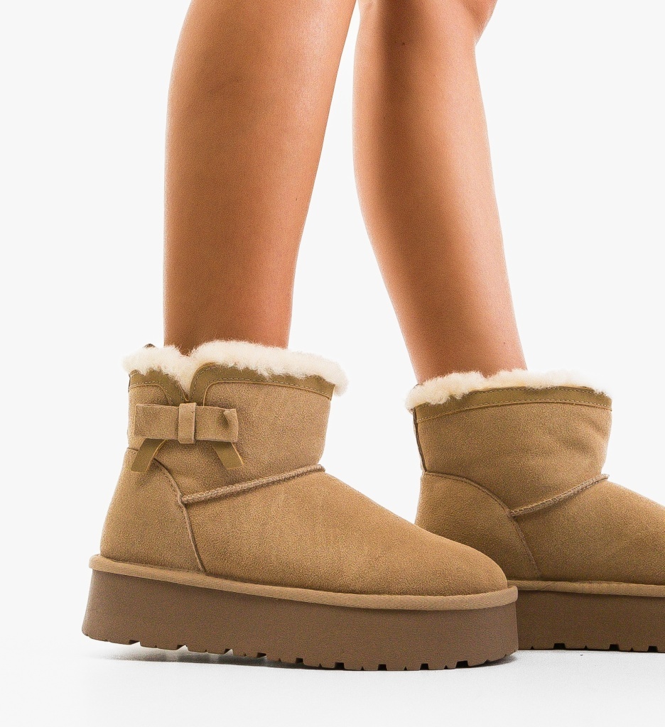 Cizme Ug Depurtat Fondy Bej | Confort Termic - imagine 5