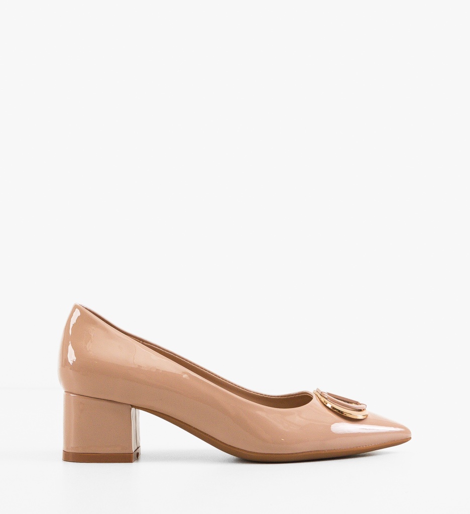 Pantofi Tovia Nude | Toc Fin și Eleganță - imagine 6