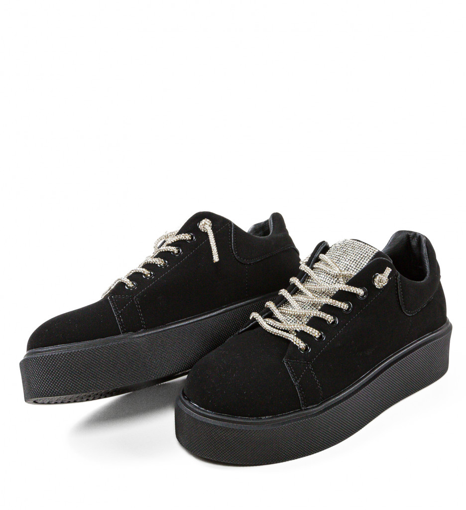 Sneakers Dama Laro Negri | Stil și Confort - imagine 7