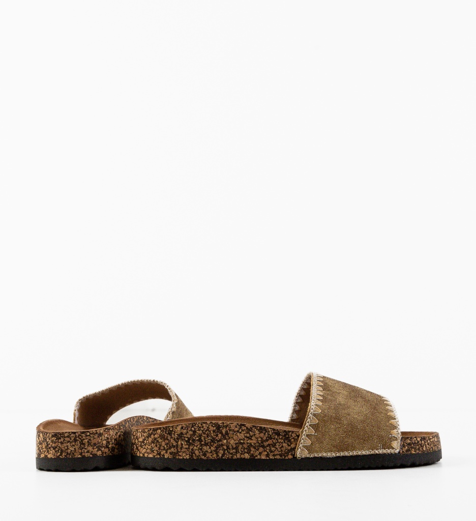 Papuci Dama Camel Confort și Stil Zamir - imagine 6
