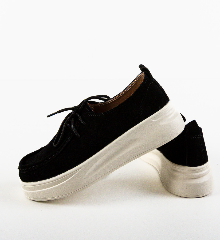 Pantofi Casual Jange Negri | Confort și Stil - imagine 5