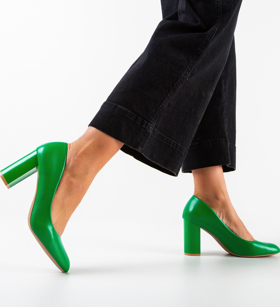 Pantofi Buxton Verzi | Eleganță și Stil Unic