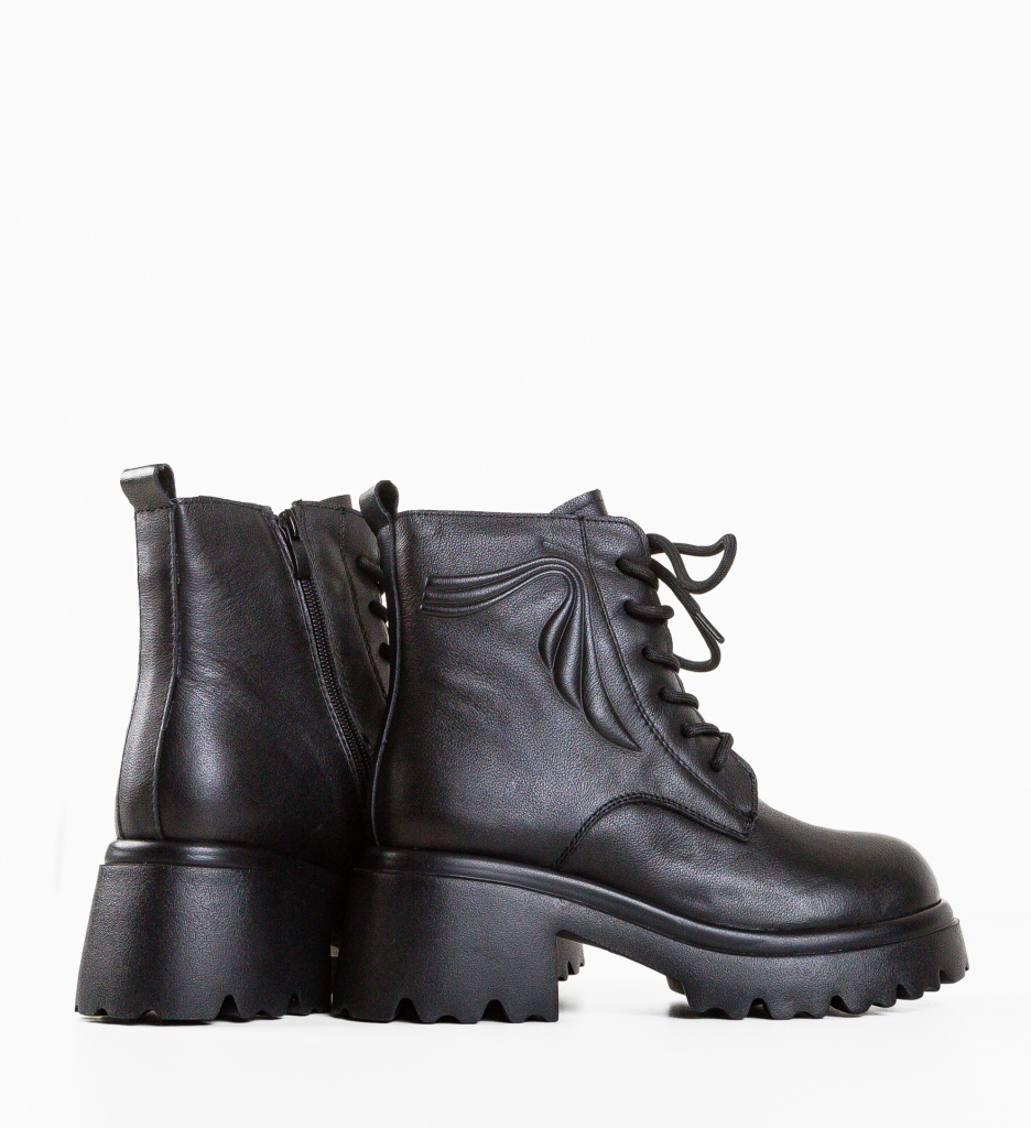 Ghete Dama Dara Negre | Eleganță și Confort - imagine 2