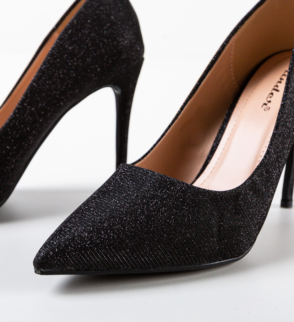 Pantofi cu toc Sharp Negri - Eleganță Asigurată - imagine 7