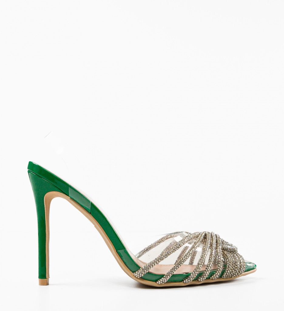 Pantofi cu Toc Rawne Verzi - Eleganță Asigurată - imagine 5