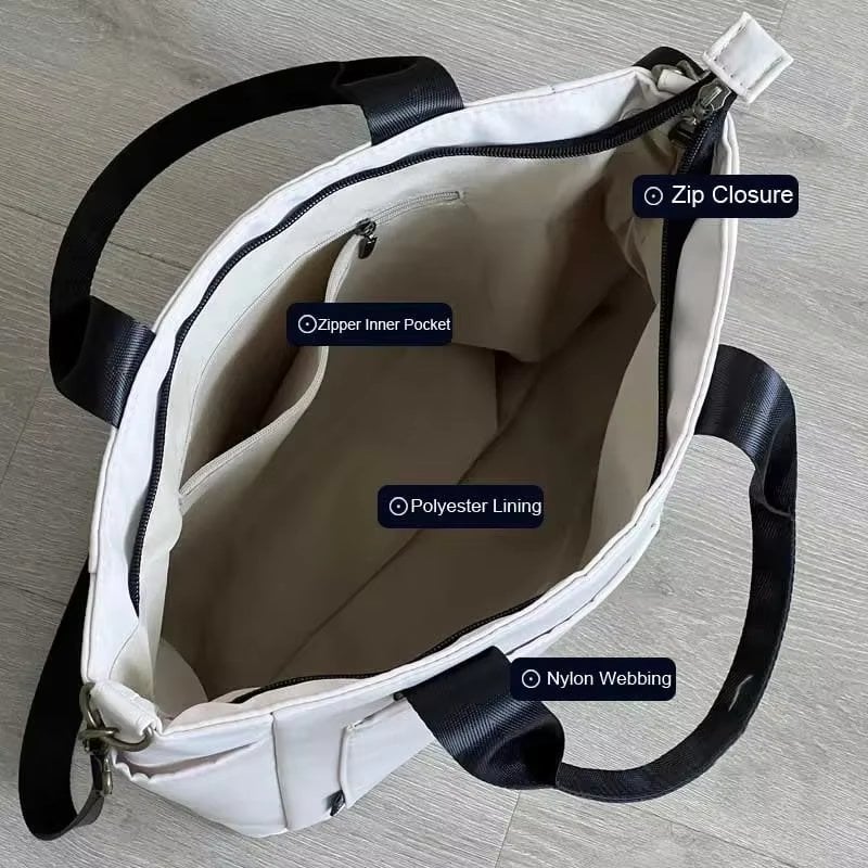 Geanta Dama Delis Naelle Bej, Practică - imagine 3