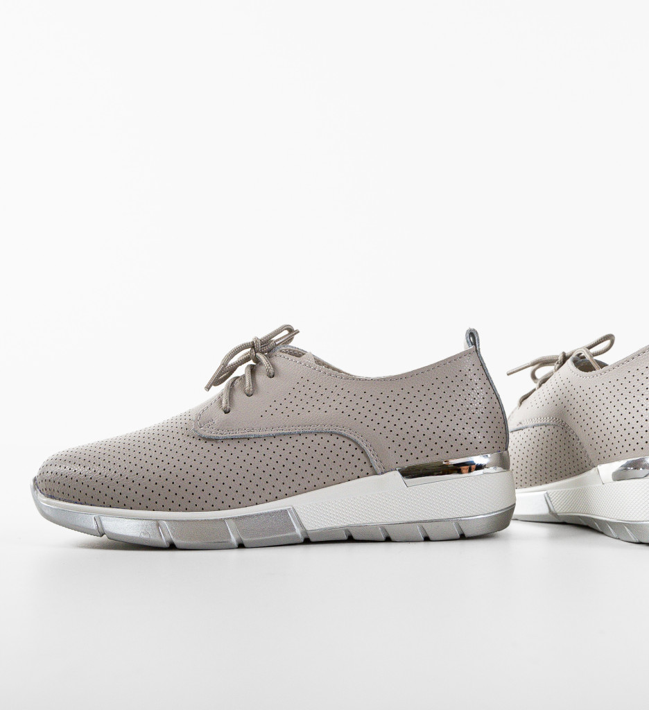 Pantofi Casual Albert Gri Confort - imagine 6