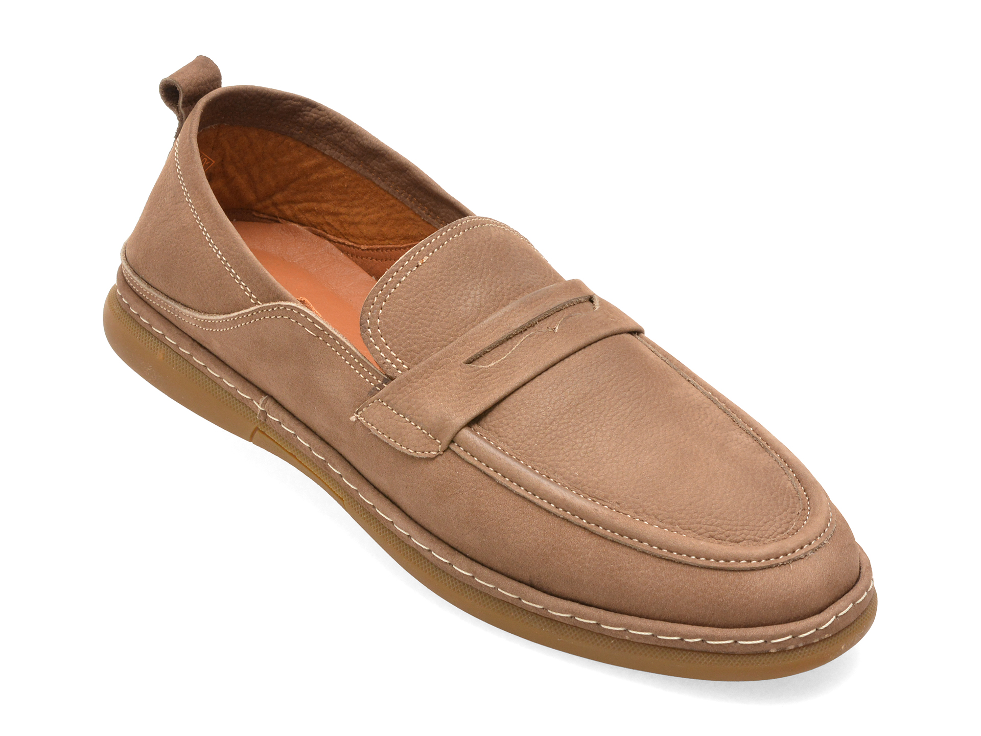 Mocasini OTTER Gri Nabuc Barbati | Stil si Confort