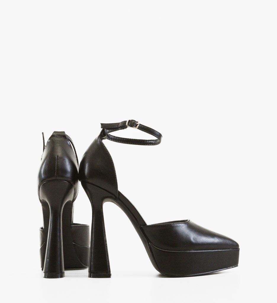 Pantofi cu Toc Gasder Negri - Eleganță Asigurată - imagine 2