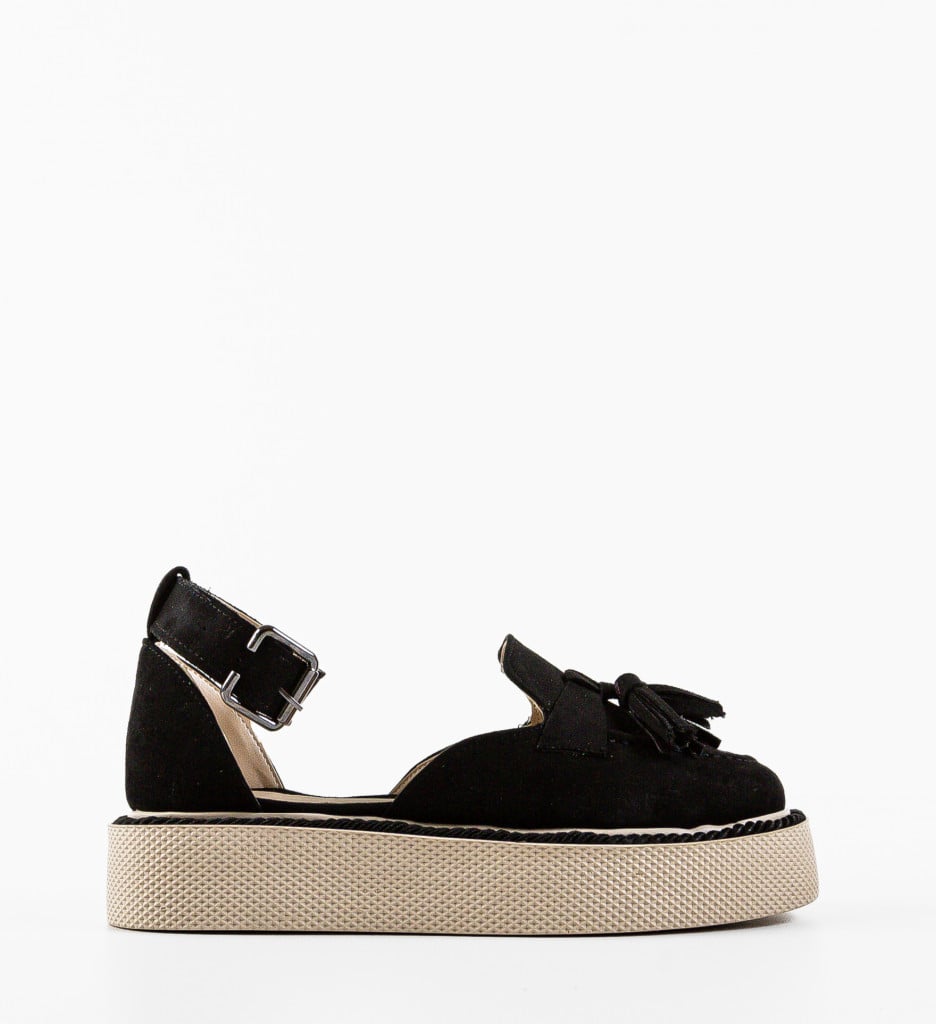 Pantofi Casual Kalin Negri - Confort & Stil - imagine 6