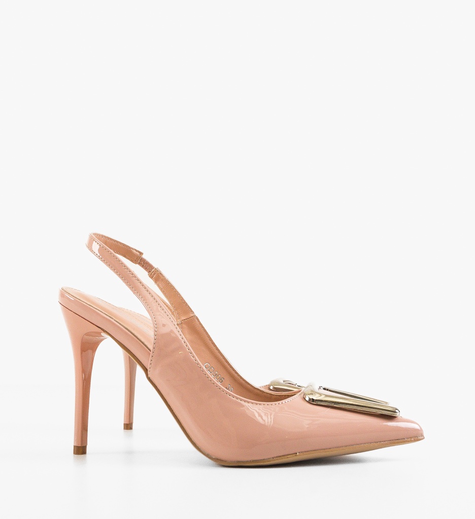 Pantofi Dama Nude cu Toc | Eleganți și Confortabili - imagine 4