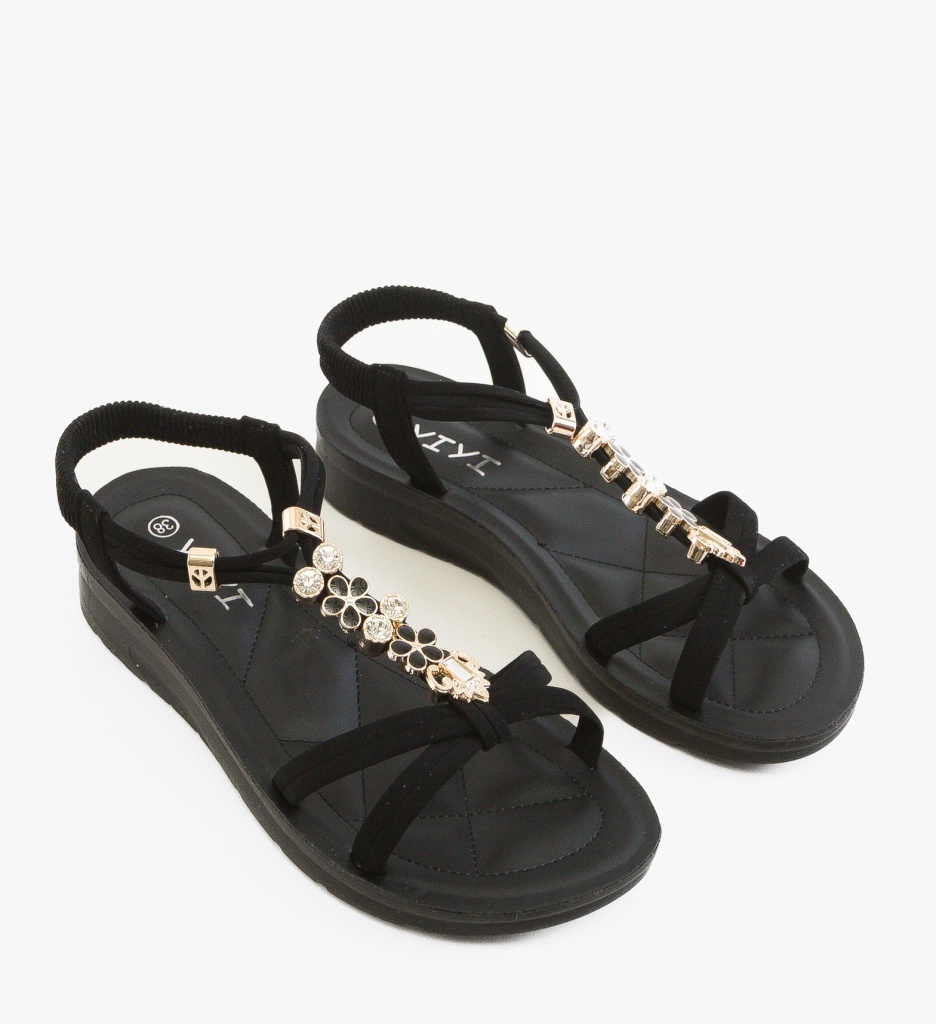 Sandale Dama Nana Negre - Eleganta si Confort - imagine 2