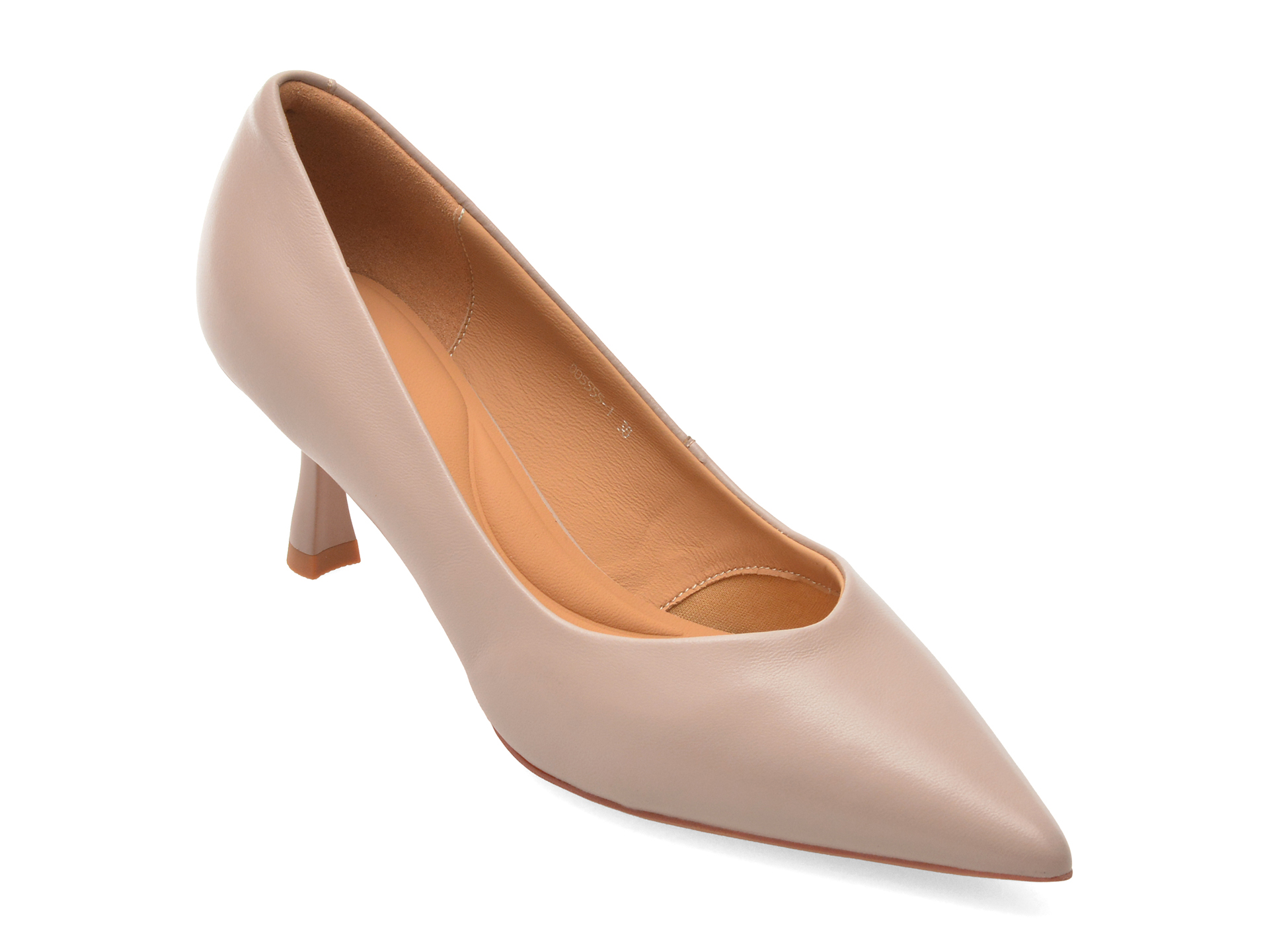 Pantofi Epica Nude din Piele Naturală