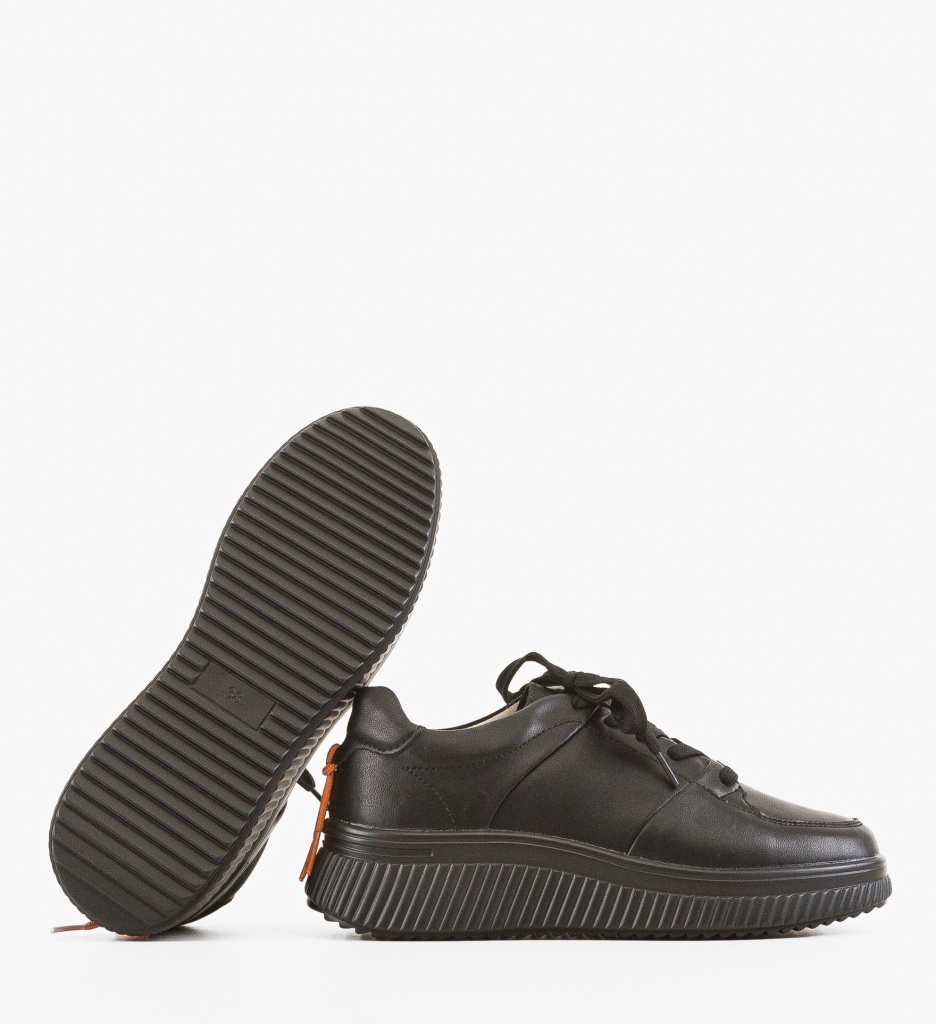 Sneakers Dama Honney Negri - Confort și Eleganță - imagine 6