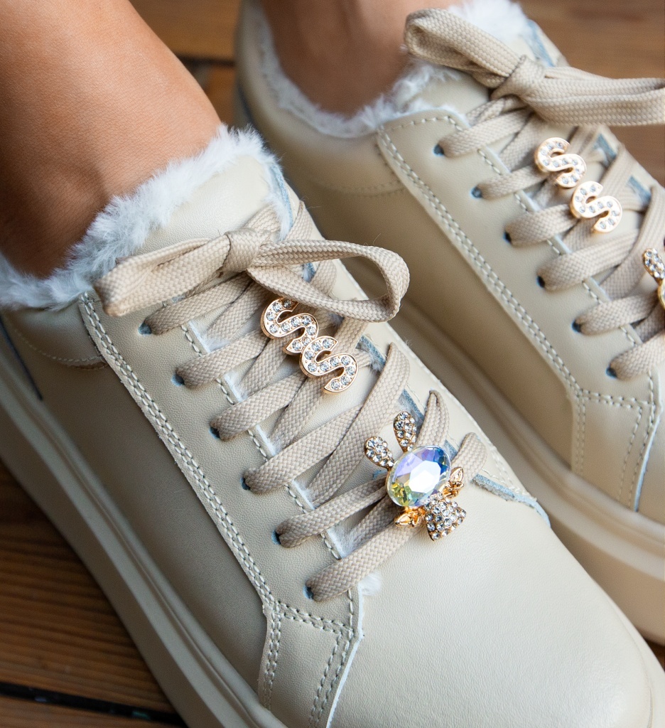 Sneakers Dama Neraro Bej | Confort și Stil - imagine 4