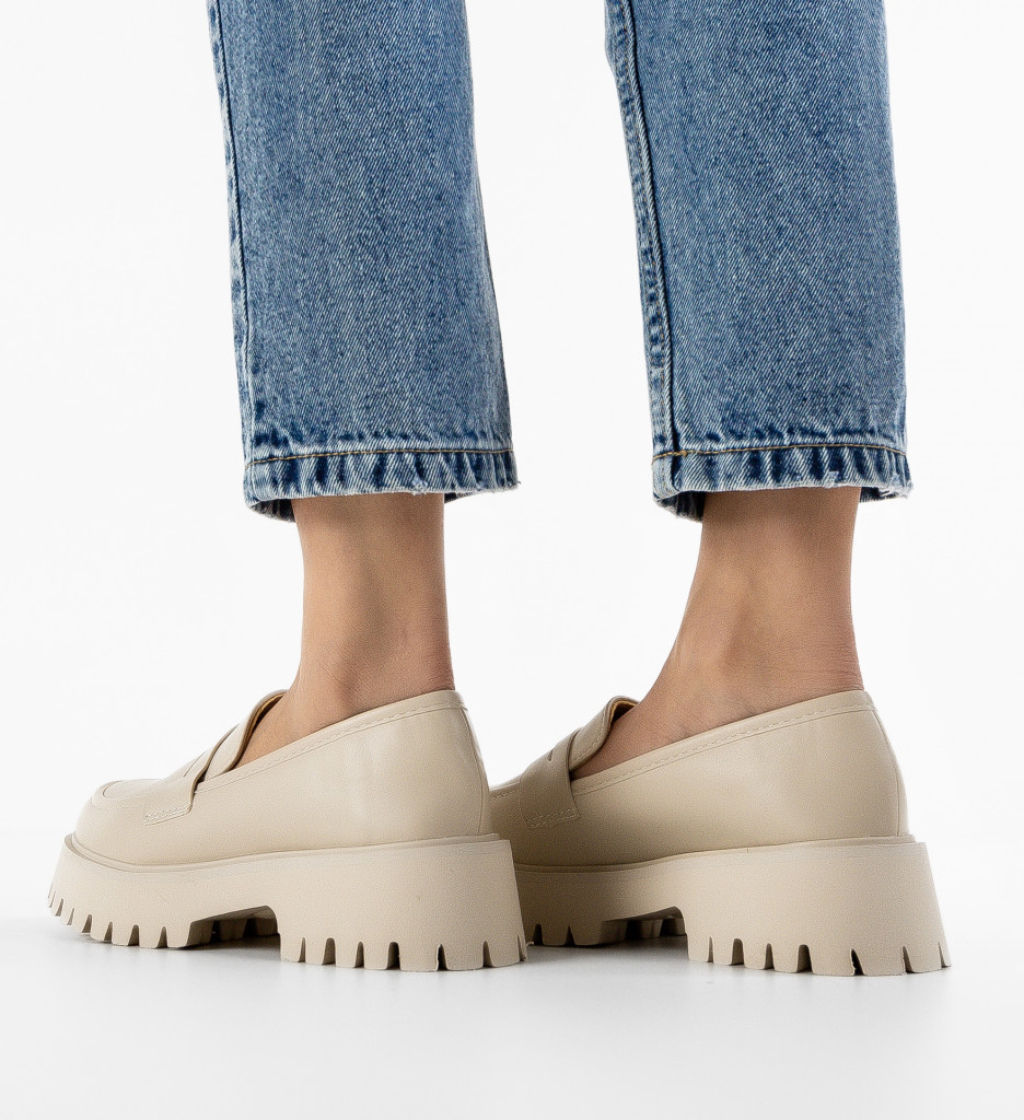 Pantofi Casual Dama Antonio Bej | Confort și Stil - imagine 3