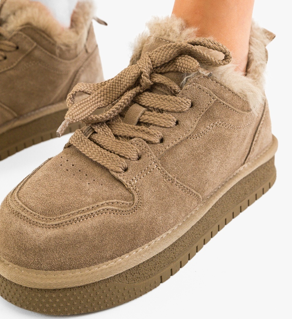 Sneakers Dama Caberme Khaki | Confort și Stil - imagine 2