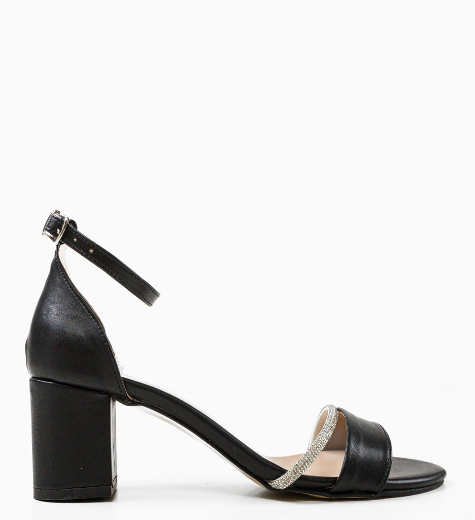 Sandale Kasty Negre cu Toc - Eleganță și Rafinament - imagine 5