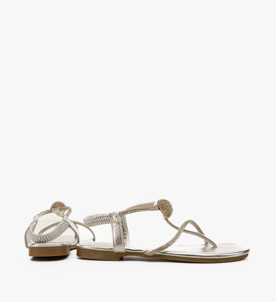 Sandale Dama Argintii Elegante - Coope - imagine 5