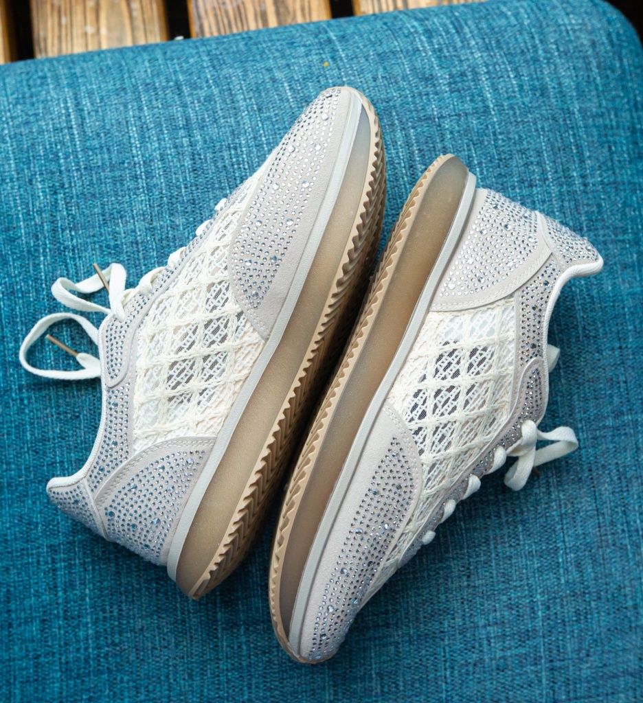 Sneakers Dama Ynny Bej Confortabili - imagine 6