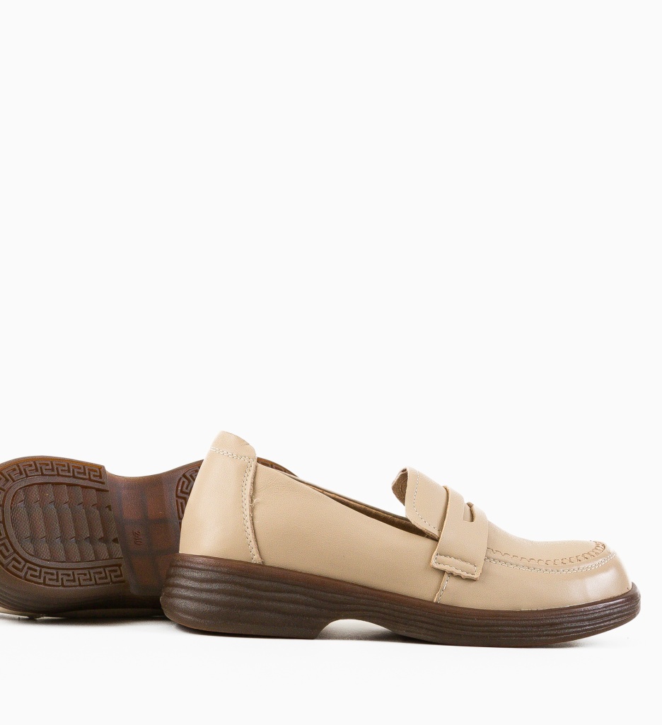 Pantofi Casual Byertes Bej - Confort și Stil - imagine 7