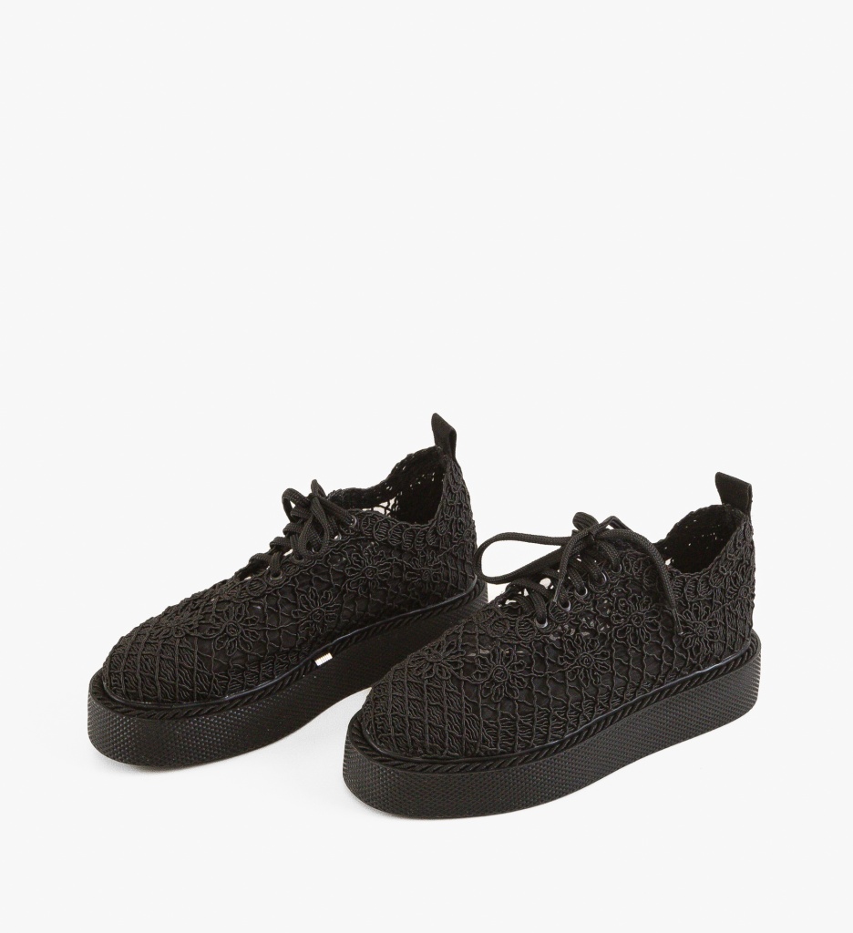 Pantofi Casual Ystory Negri - Confort & Stil - imagine 5