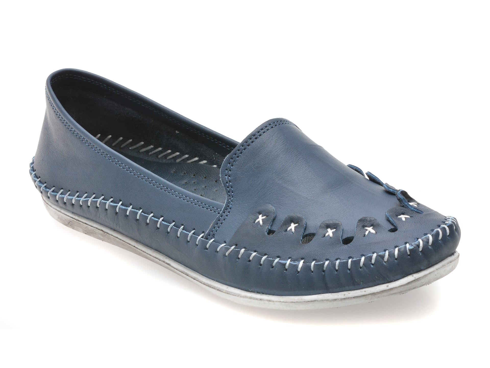 Pantofi Flavia Passini Piele Naturala Slip-On - imagine 2