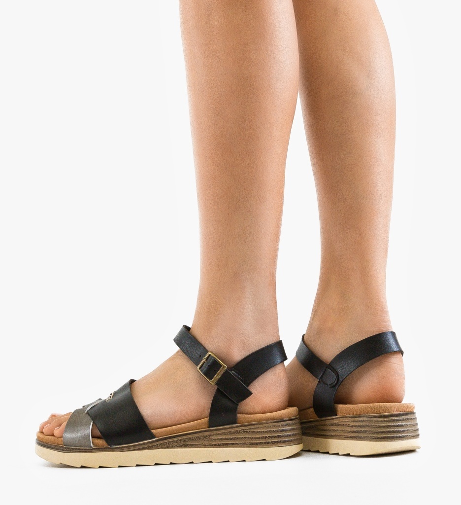 Sandale Dama Lelik Negre Elegante