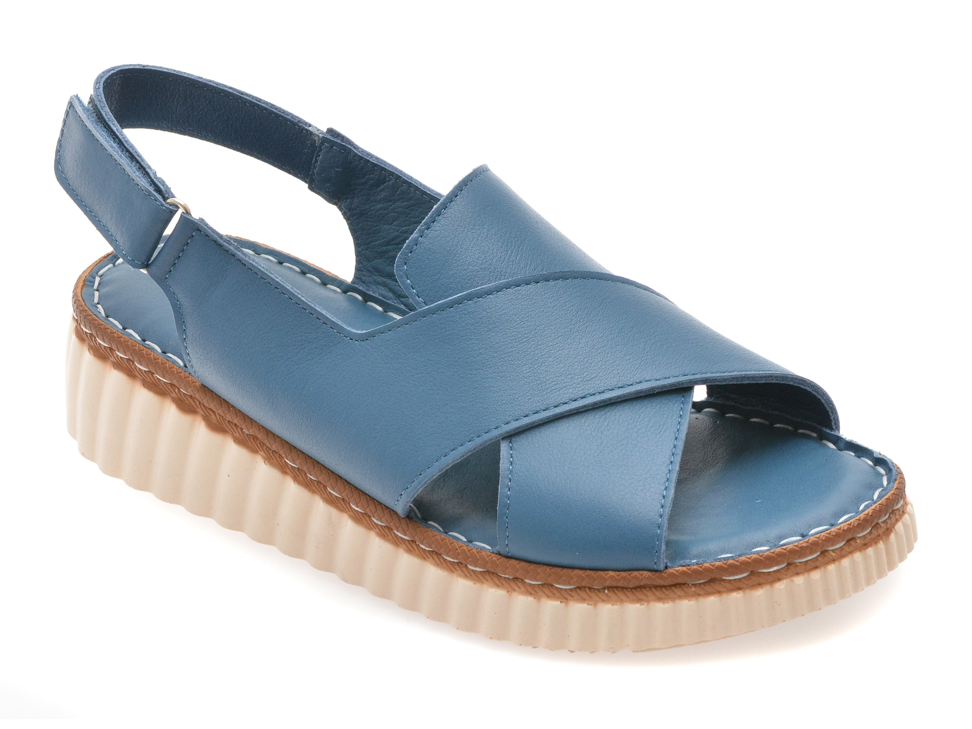 Sandale GRYXX Albastre din Piele Naturală