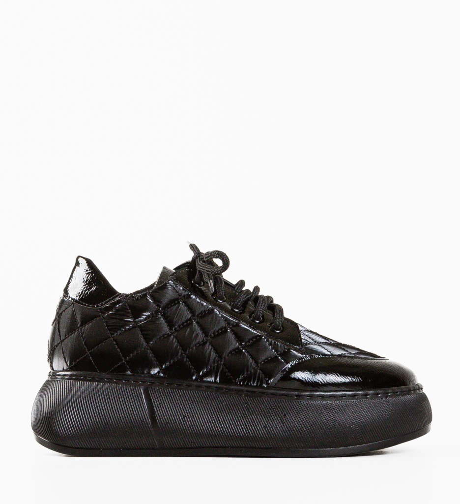 Pantofi Casual Gron Negri | Confort Asigurat - imagine 6