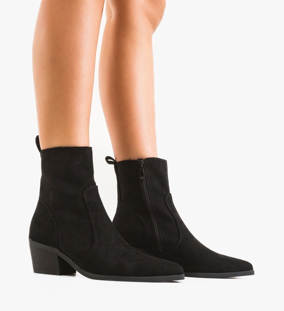 Botine Dama Rhiann Negre | Elegante si Comode - imagine 2
