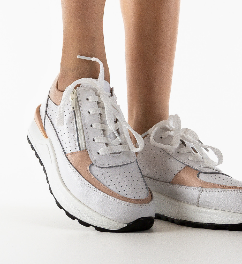 Sneakers Dama Muskk Roz - Stil și Confort - imagine 3