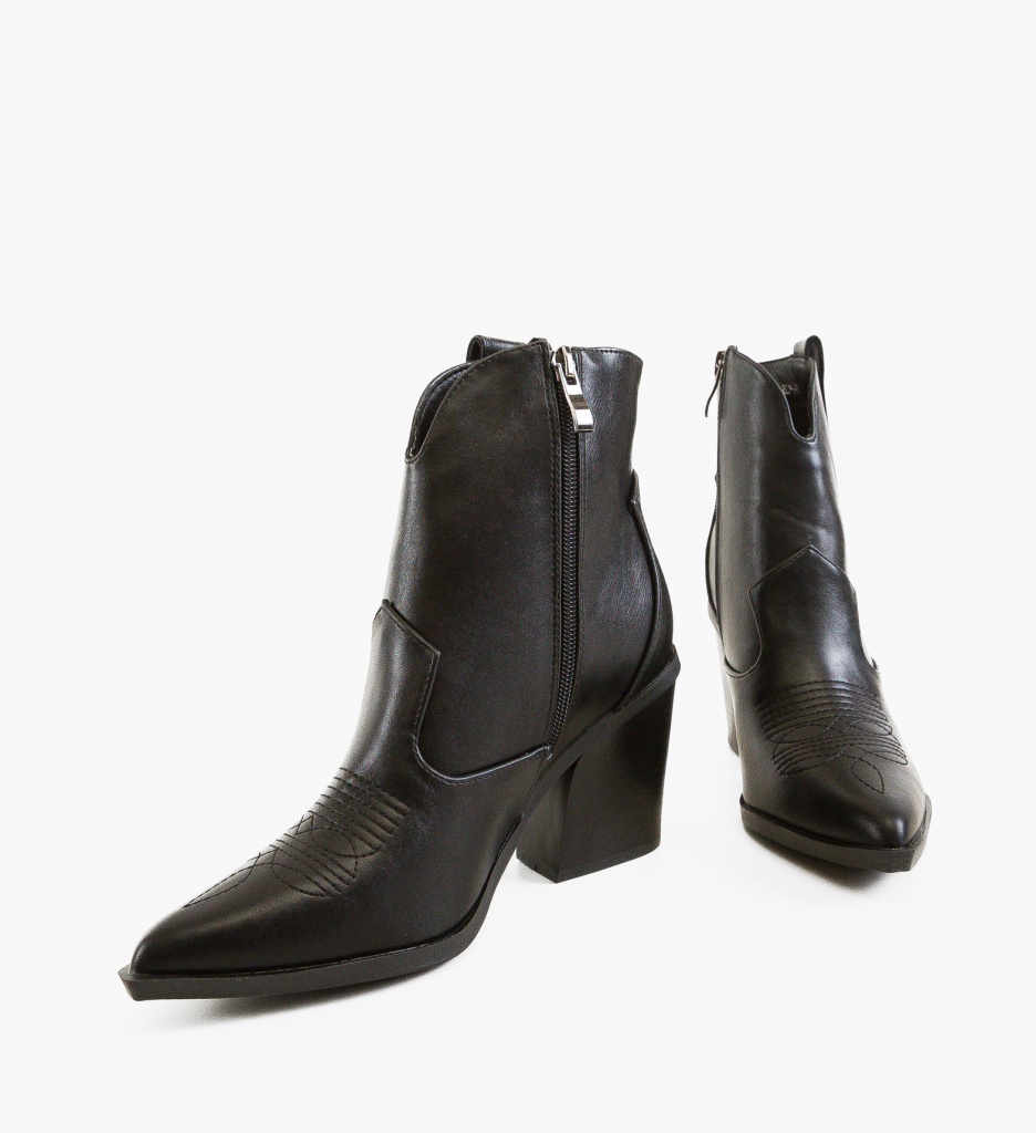 Botine Dama Dafyd Negre - Eleganță și Confort - imagine 5