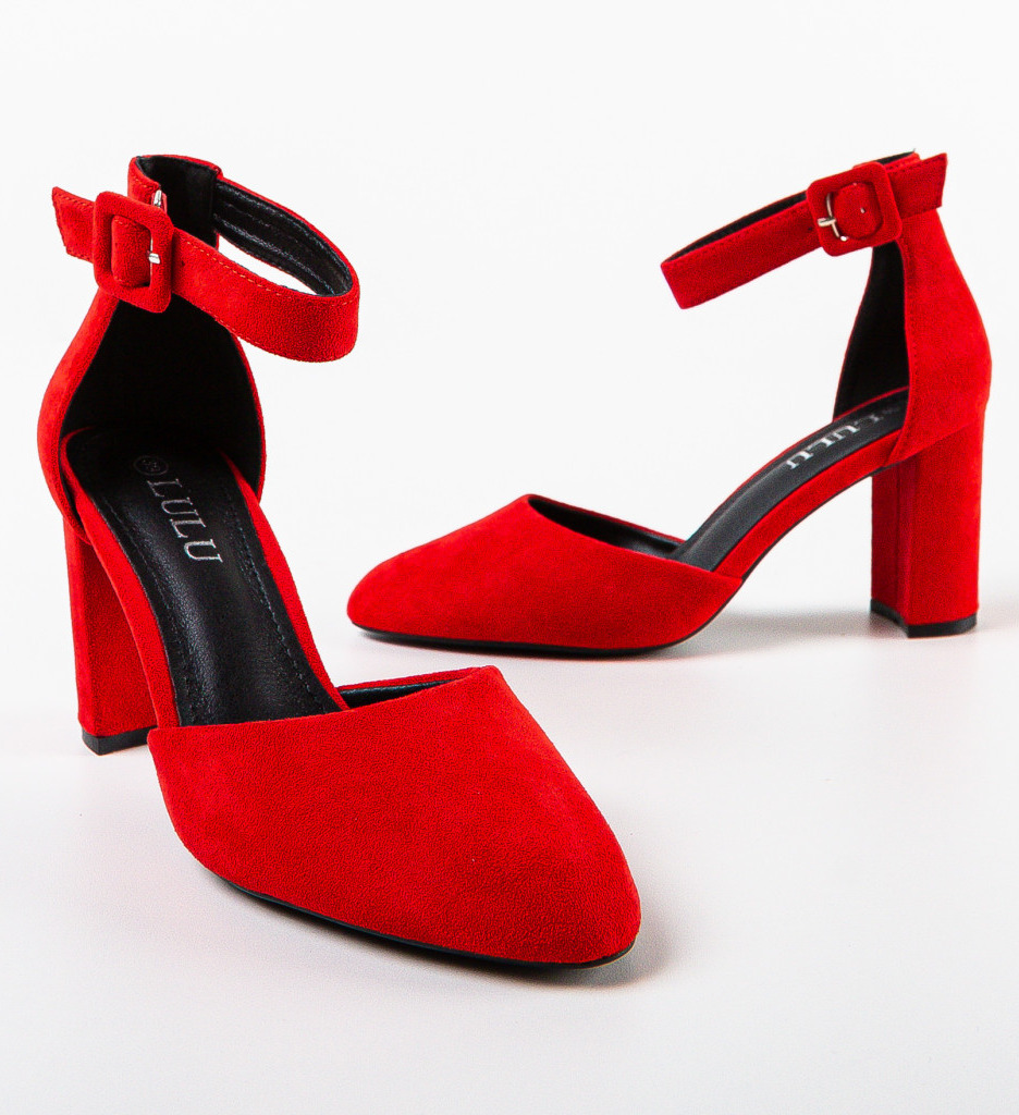 Pantofi dama Horn Rosii - Eleganță și Stil - imagine 7