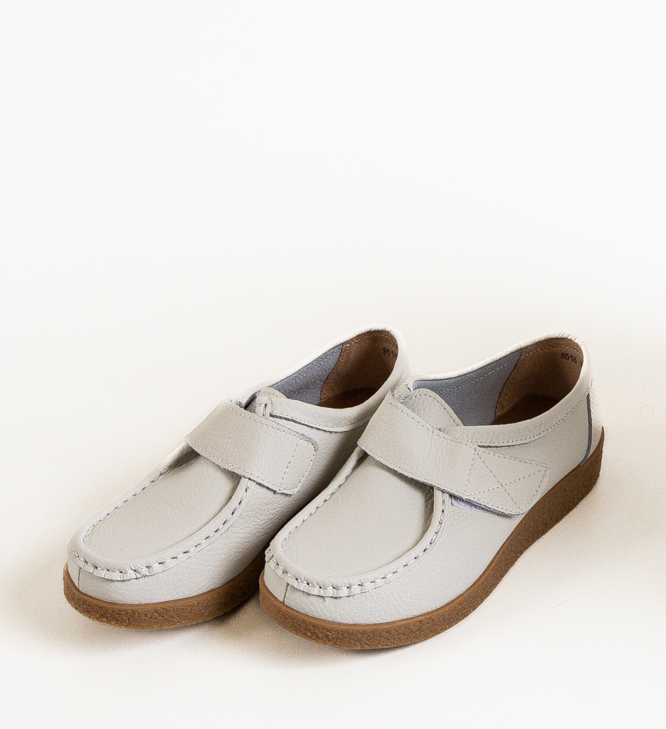 Pantofi Casual Monta Alb - Confort & Stil - imagine 5