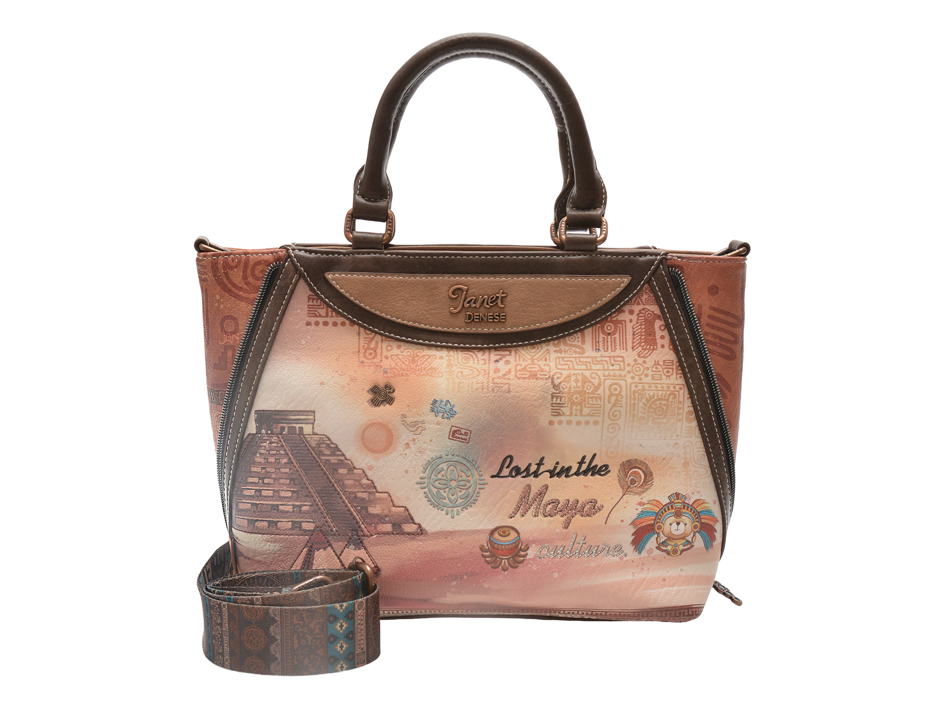 Geanta JANET DENESE Multicolor Piele Ecologica