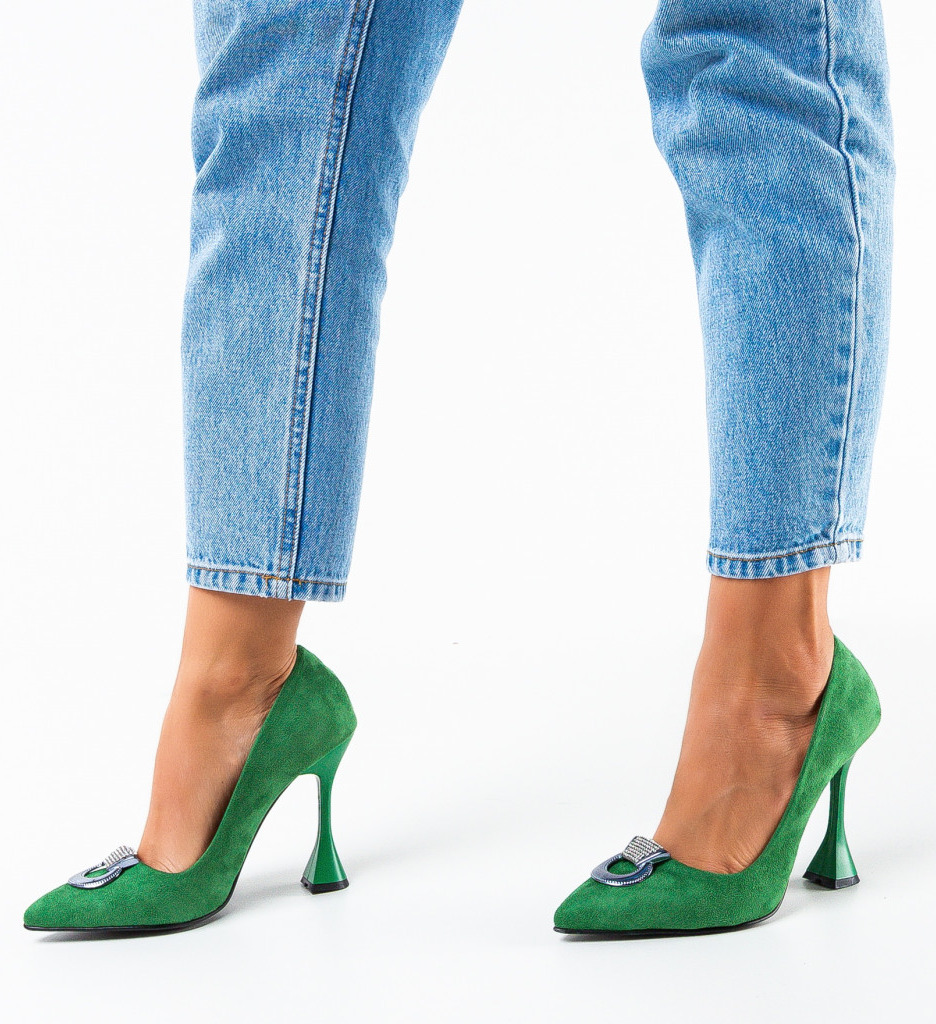Provok Verde 3: Pantofi cu Toc Eleganți - imagine 2