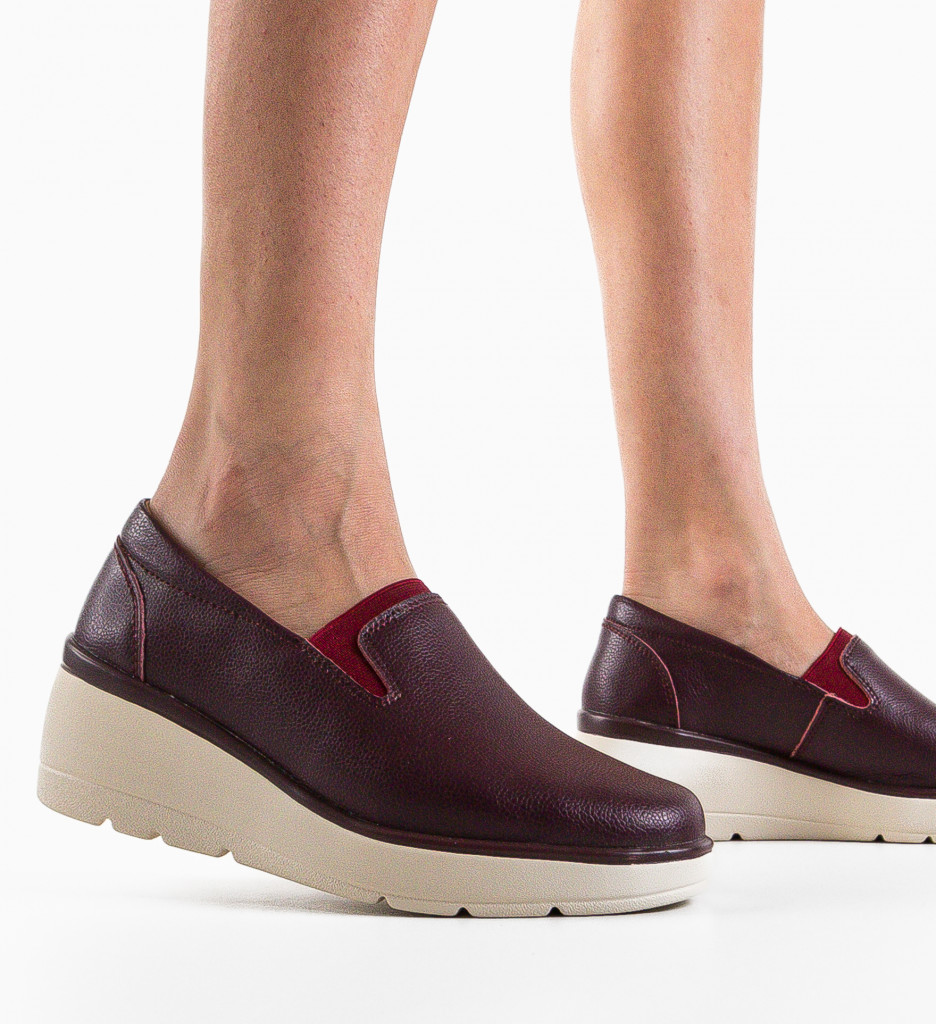 Pantofi Casual Yanam Grena - Confort & Stil - imagine 3