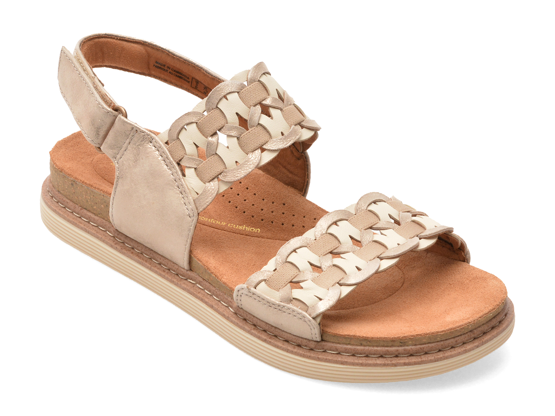 Sandale Clarks Arwell Glide - Eleganță pe Piele Naturală - imagine 2