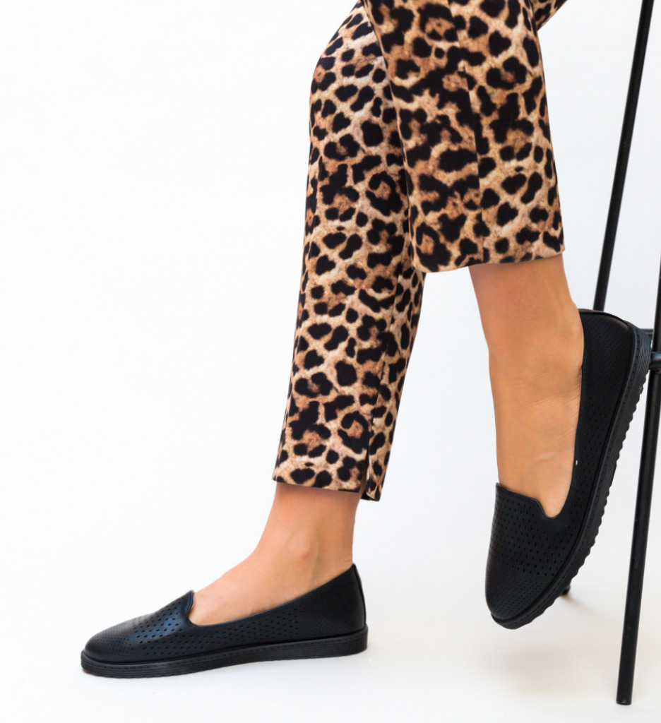 Espadrile Casual Zafir Negri - Confort și Stil - imagine 2